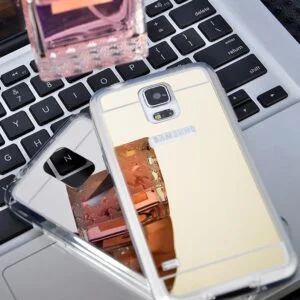 Samsung Galaxy S5 ovitek ZRCALO - zlat