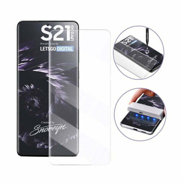 Samsung Galaxy S21 in S21 5G UV 3D celotno kaljeno zaščitno steklo