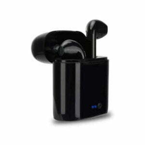 Brezžične Bluetooth slušalke i12 - črna/gloss